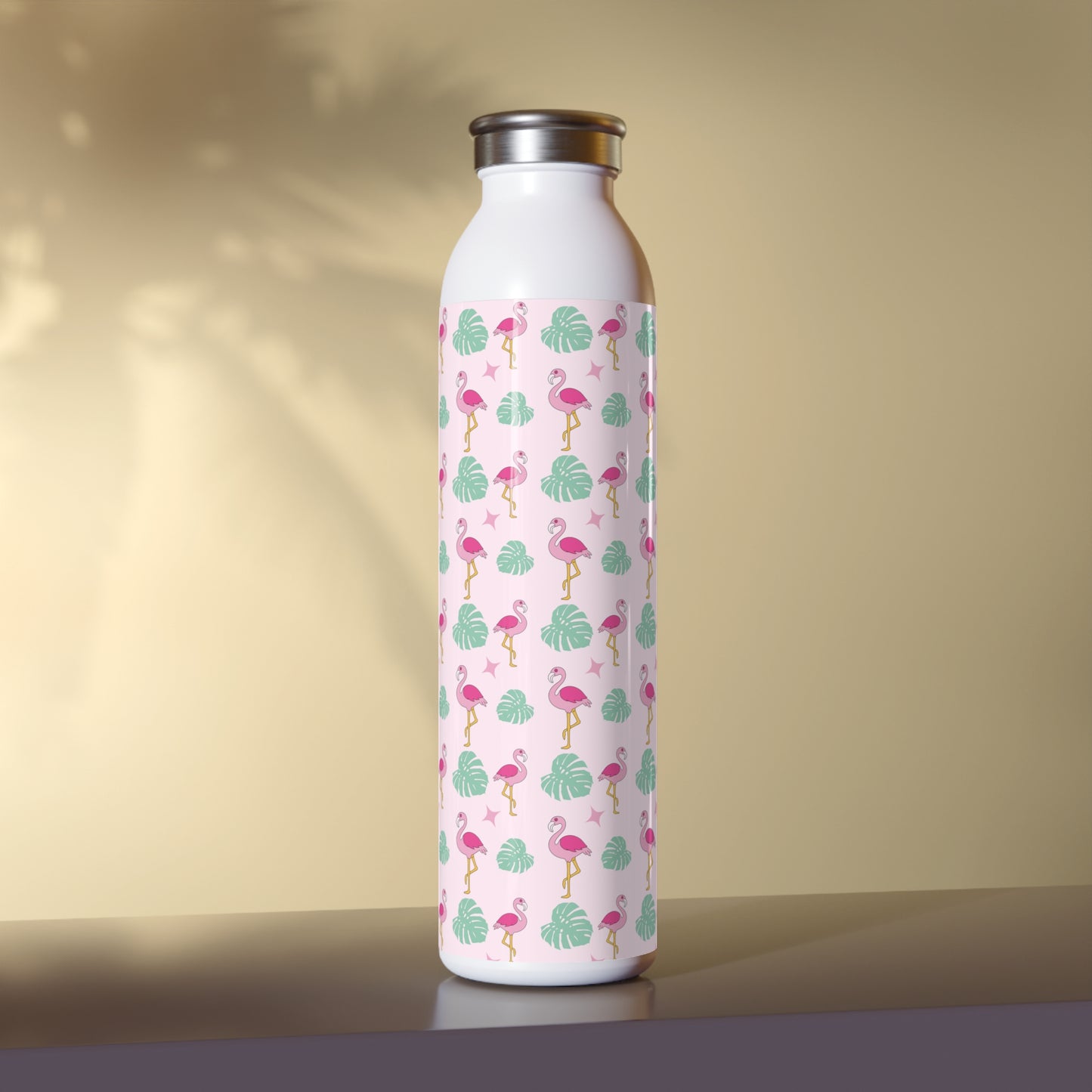 Botella de agua Flamingo Slim