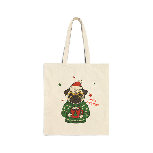 Christmas Doggy Tote Bag