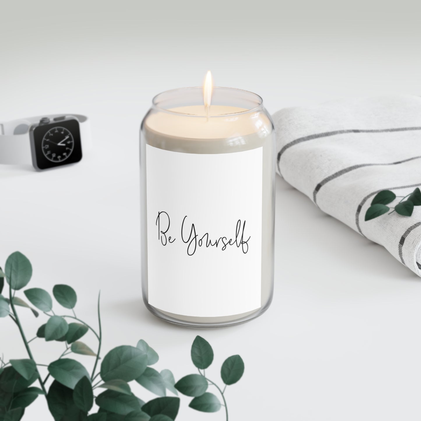 Vela de soja perfumada
