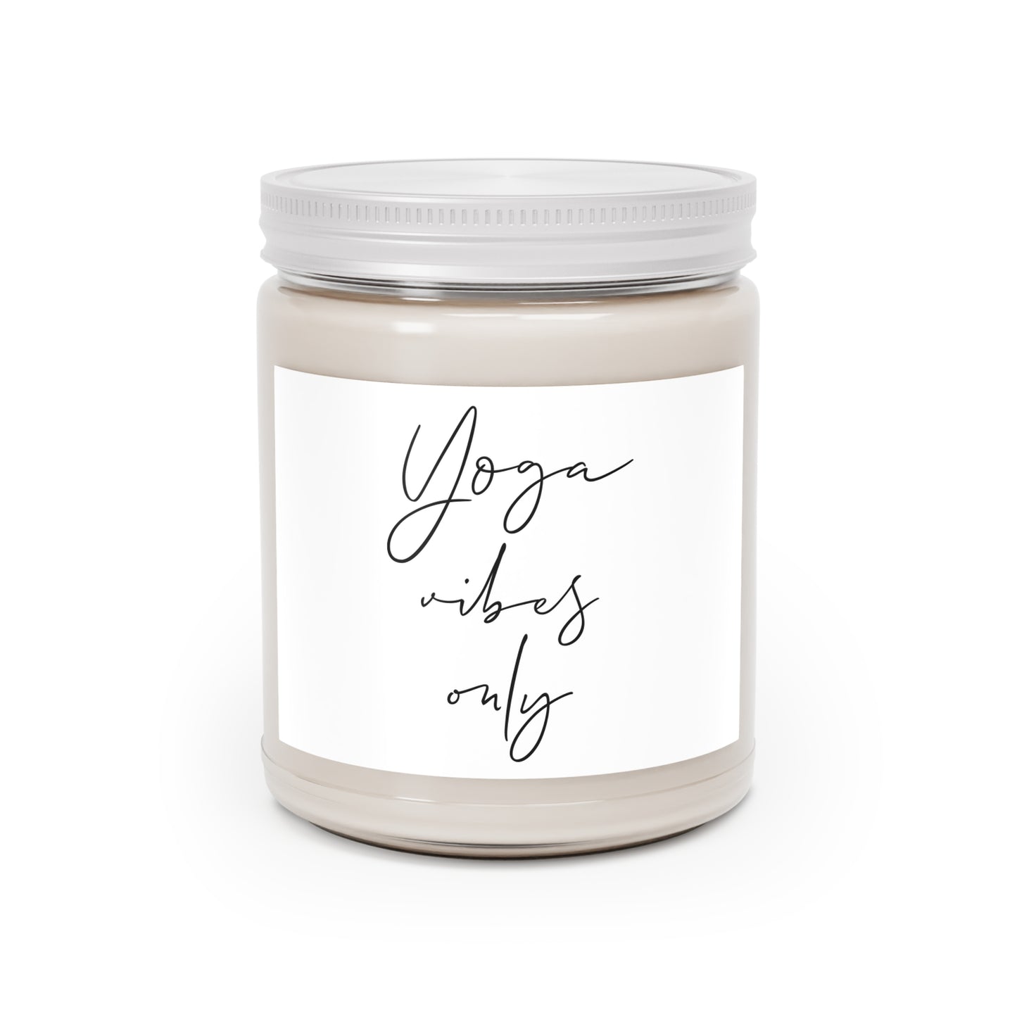Vela de soja perfumada Yoga Vibes Only