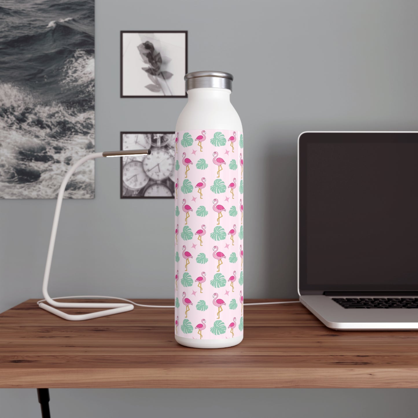 Botella de agua Flamingo Slim