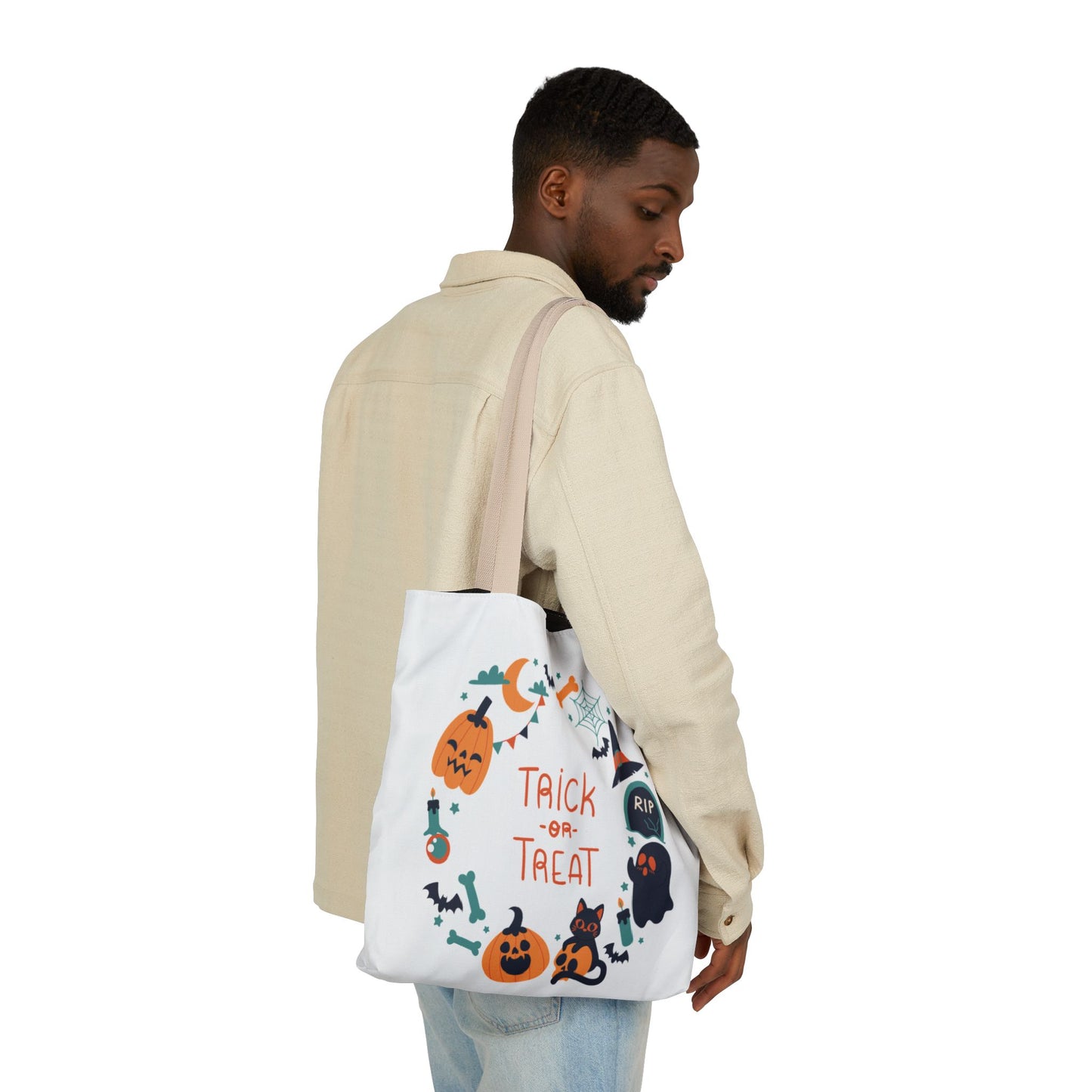 Tote Bag de Halloween – Ideal para Trick or Treat 🎃