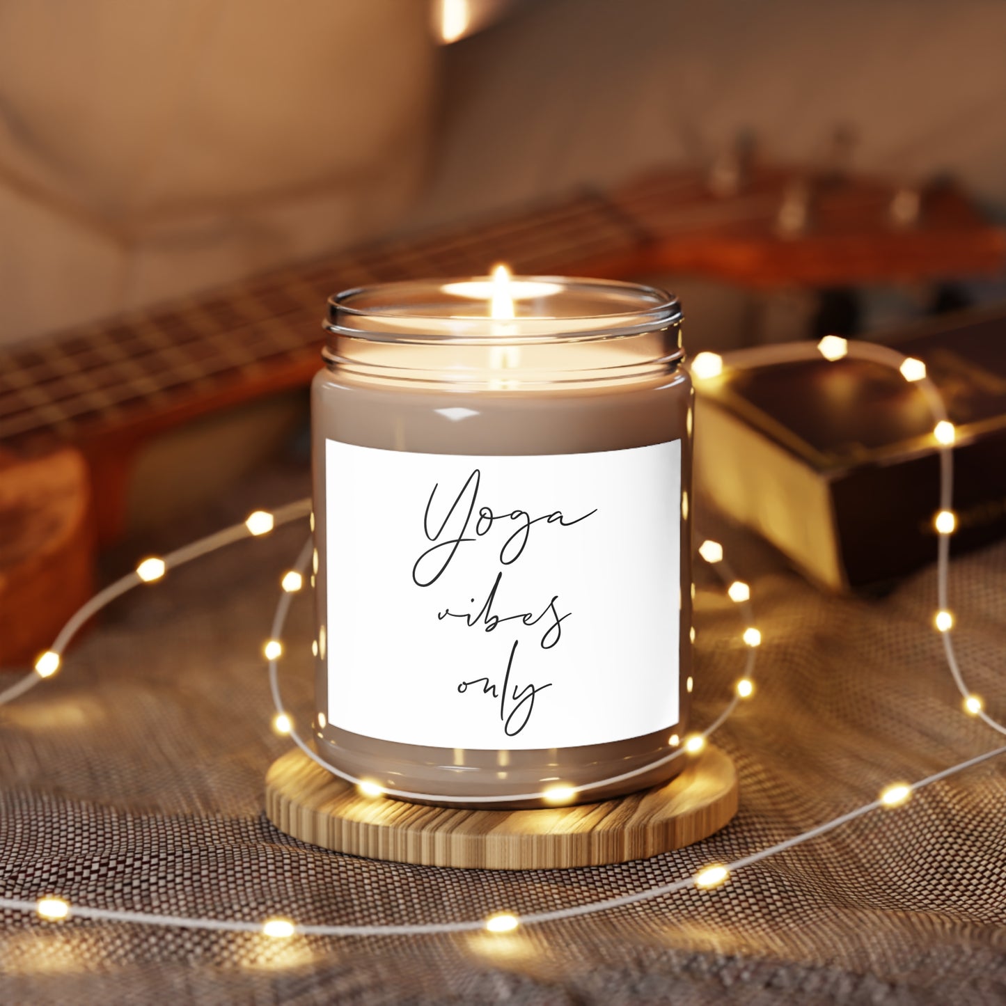 Vela de soja perfumada Yoga Vibes Only