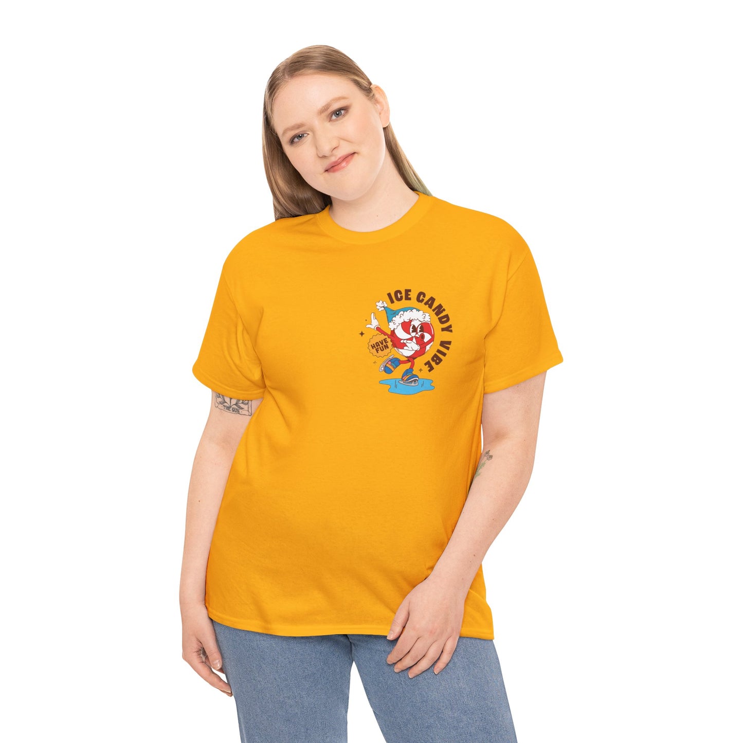 Ice Cream Adventure Unisex Heavy Cotton Tee