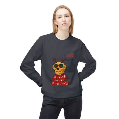 Woof Christmas Sweatshirt Unisex