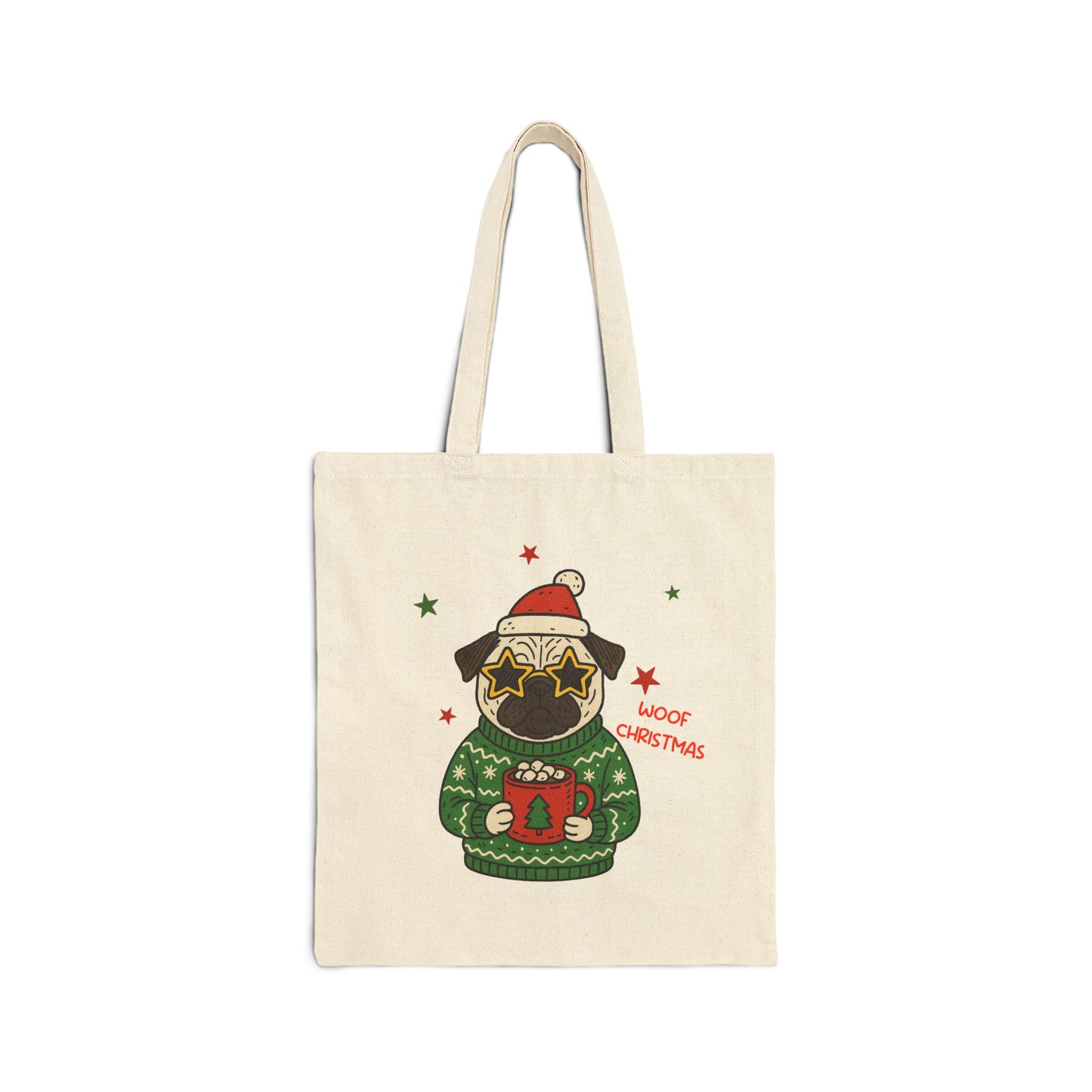 Christmas Doggy Tote Bag