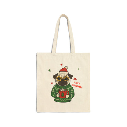 Christmas Doggy Tote Bag