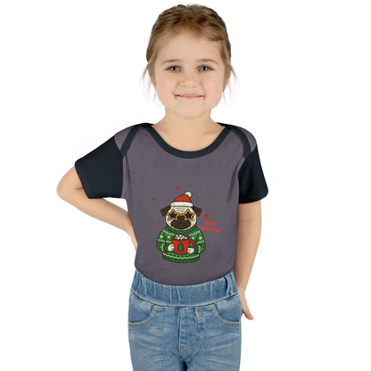 Baby Bodysuit Christmas with Funny Dog Infant