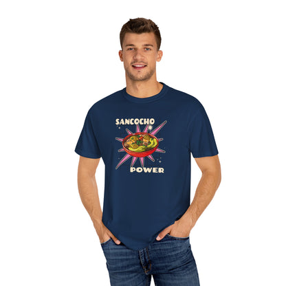 Sancocho Power Colombia Unisex T-Shirt - Vibrant and Fun Culinary Wear