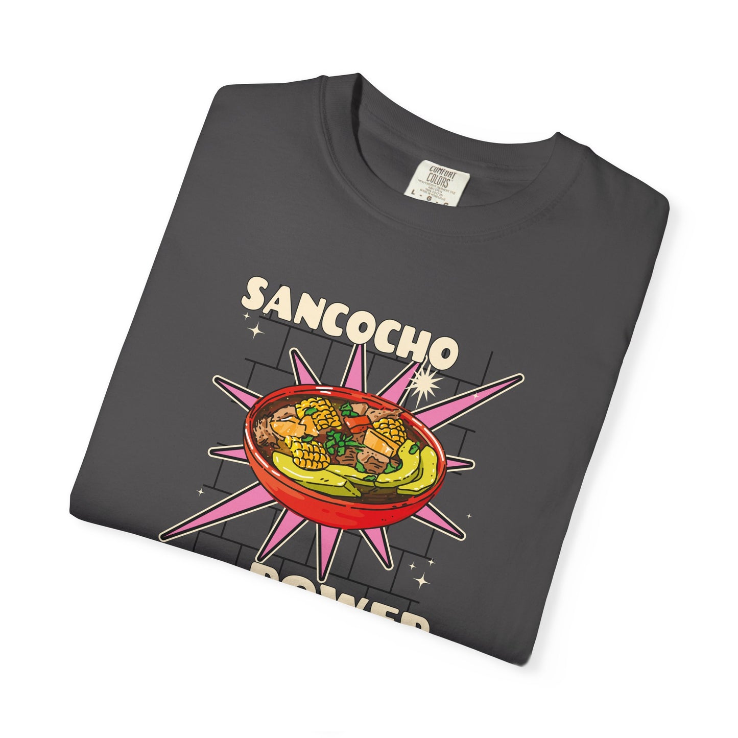 Sancocho Power Colombia Unisex T-Shirt - Vibrant and Fun Culinary Wear