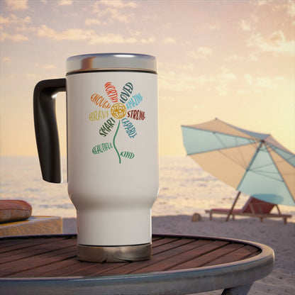 Taza de viaje inspiradora