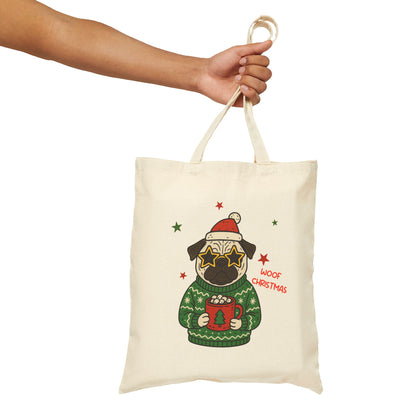 Christmas Doggy Tote Bag