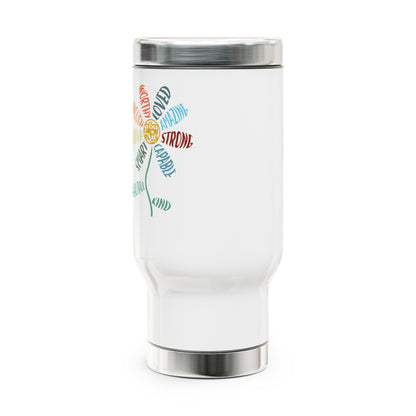 Taza de viaje inspiradora