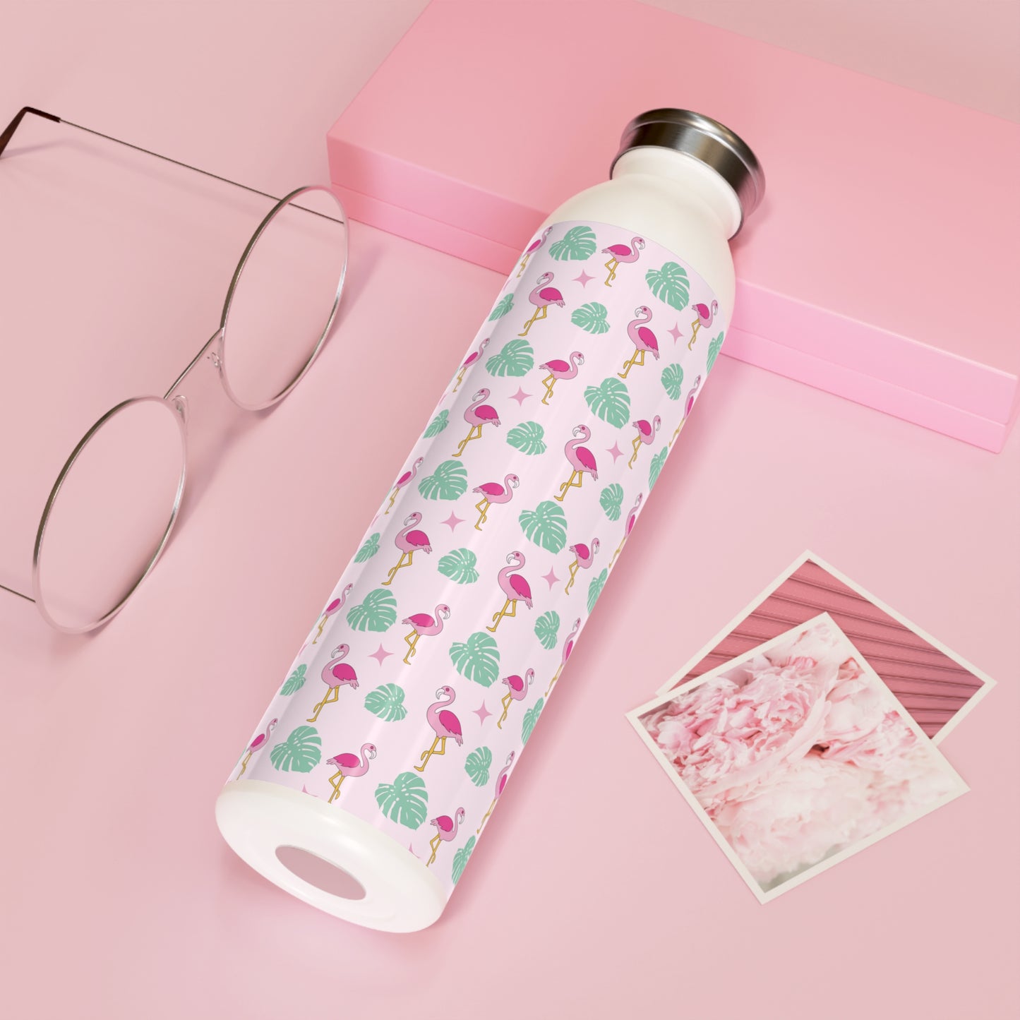 Botella de agua Flamingo Slim