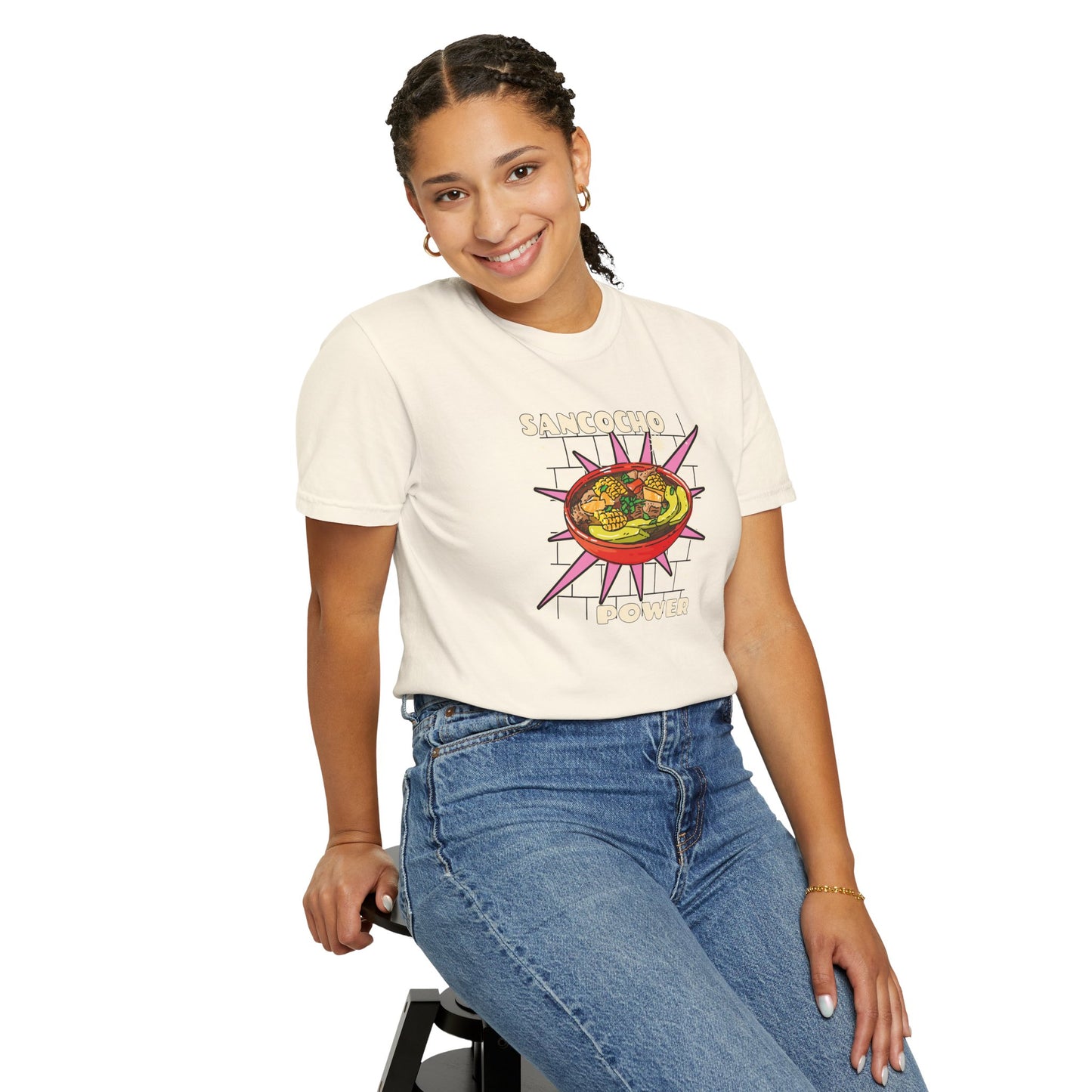 Sancocho Power Colombia Unisex T-Shirt - Vibrant and Fun Culinary Wear