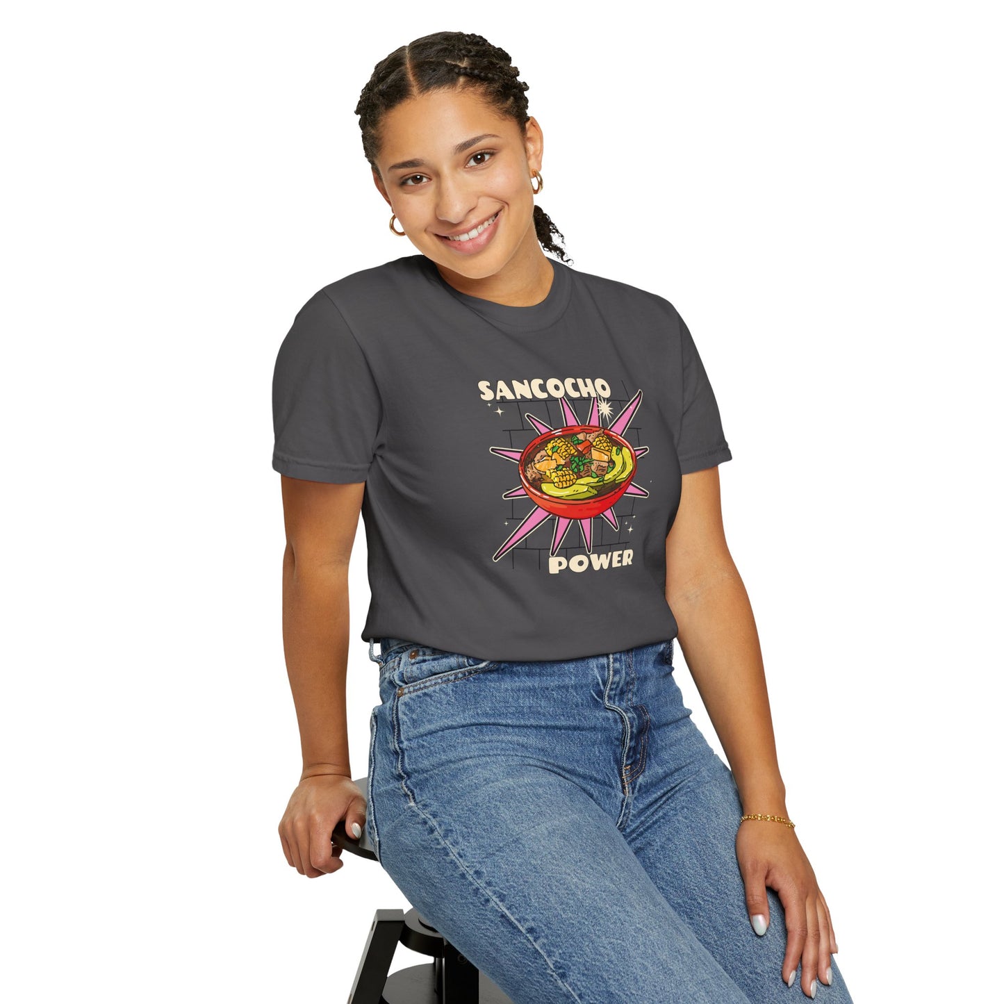 Sancocho Power Colombia Unisex T-Shirt - Vibrant and Fun Culinary Wear