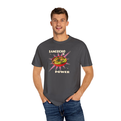 Sancocho Power Colombia Unisex T-Shirt - Vibrant and Fun Culinary Wear