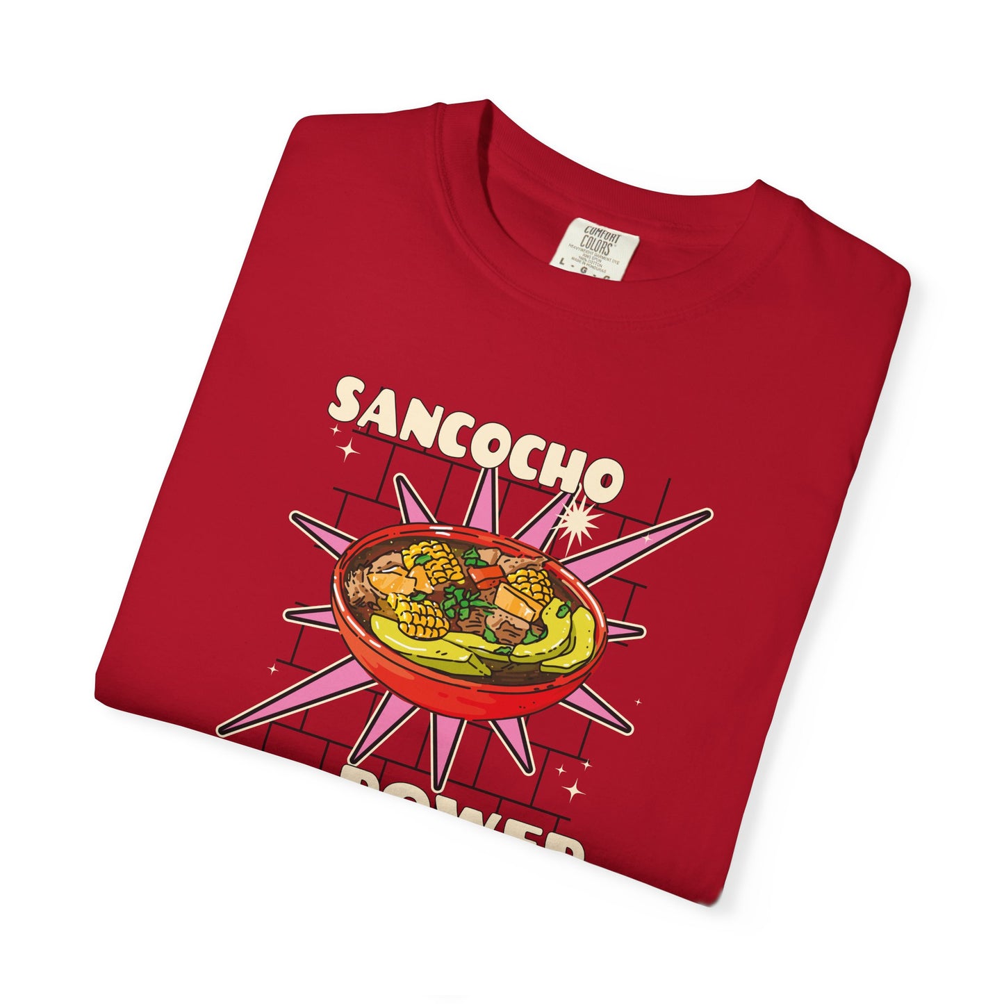 Sancocho Power Colombia Unisex T-Shirt - Vibrant and Fun Culinary Wear