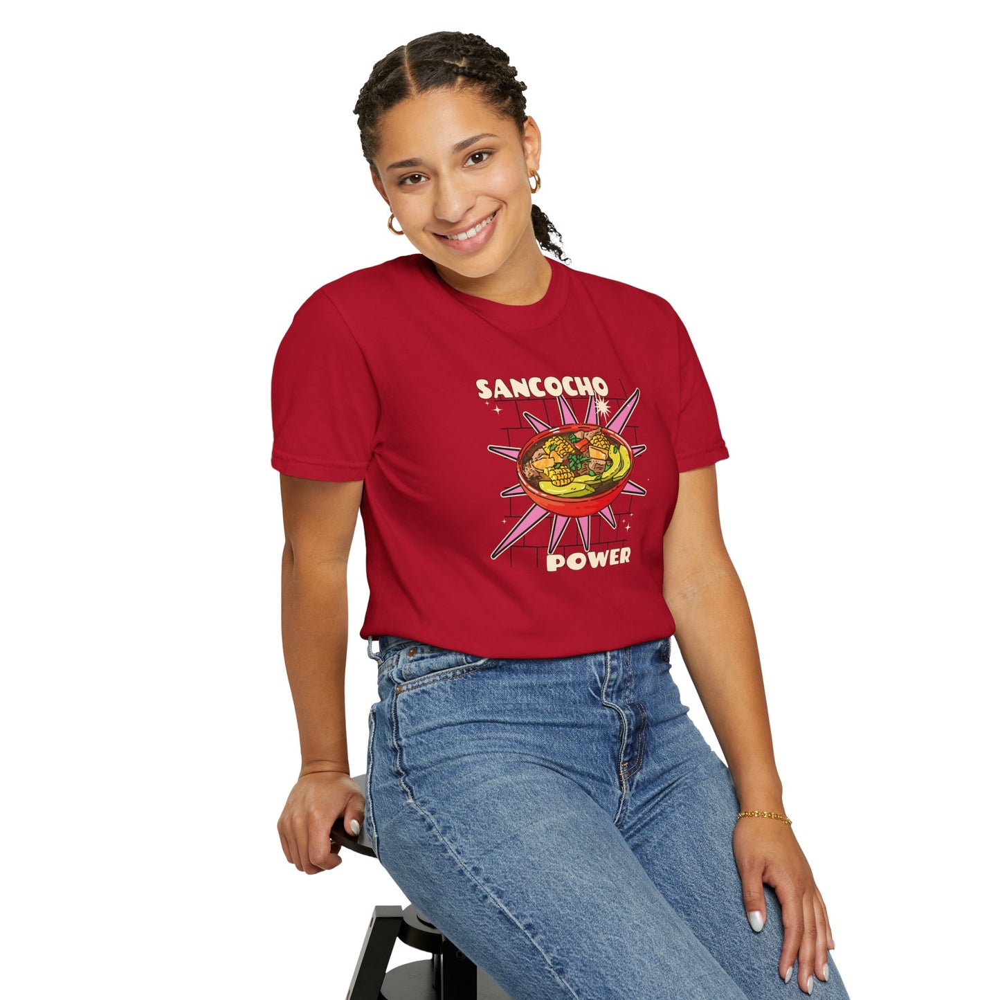 Sancocho Power Colombia Unisex T-Shirt - Vibrant and Fun Culinary Wear