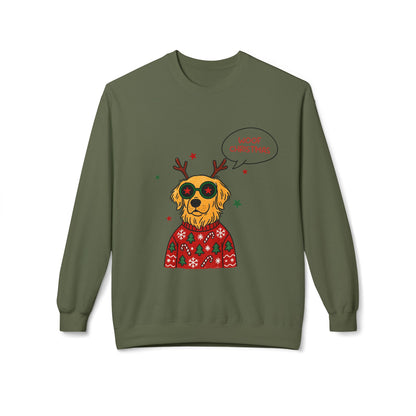 Woof Christmas Sweatshirt Unisex