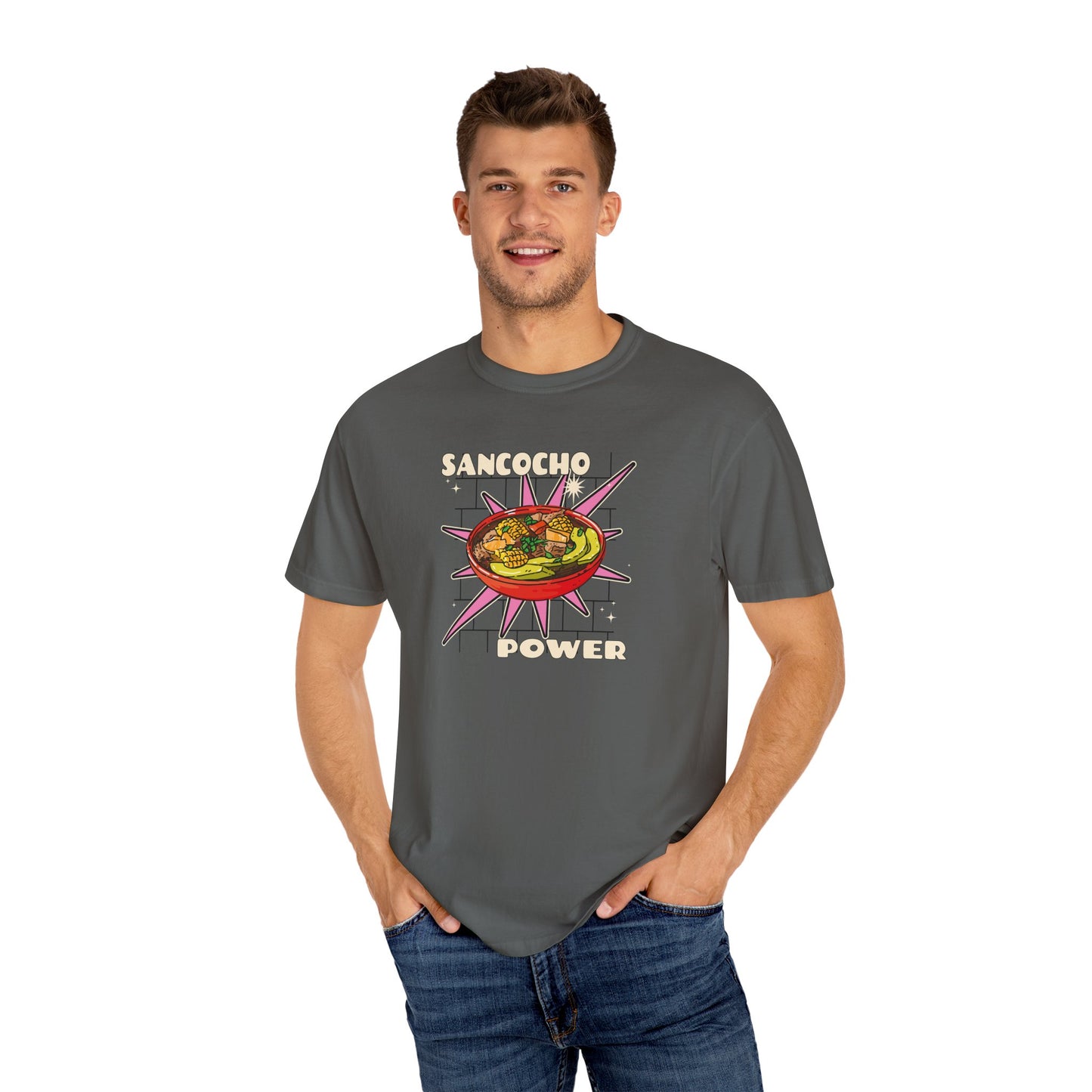 Sancocho Power Colombia Unisex T-Shirt - Vibrant and Fun Culinary Wear