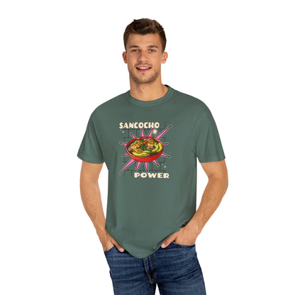 Sancocho Power Colombia Unisex T-Shirt - Vibrant and Fun Culinary Wear