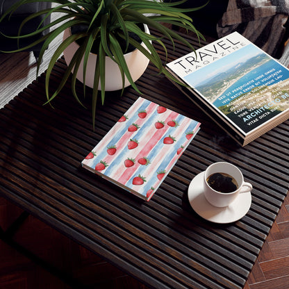 Diario de tapa dura Strawberry Garden