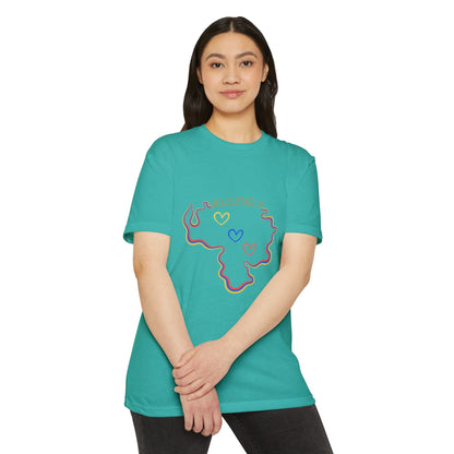 Venezuela Outline T-Shirt – Heart Map Graphic Tee