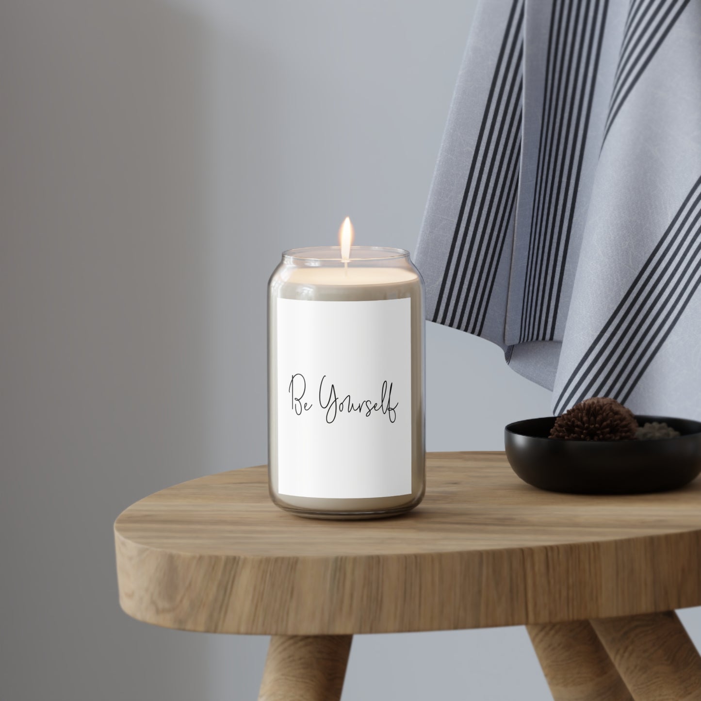 Vela de soja perfumada