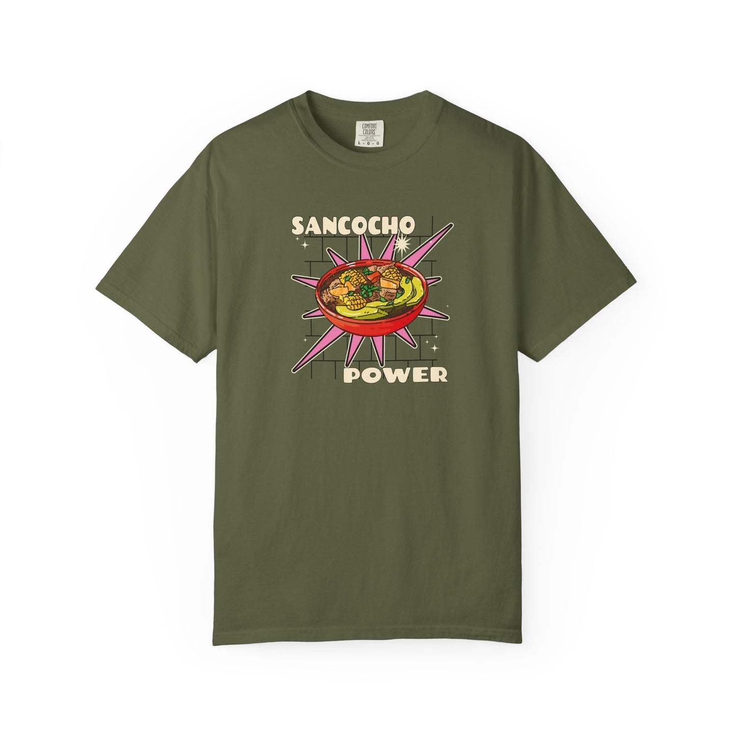 Sancocho Power Colombia Unisex T-Shirt - Vibrant and Fun Culinary Wear