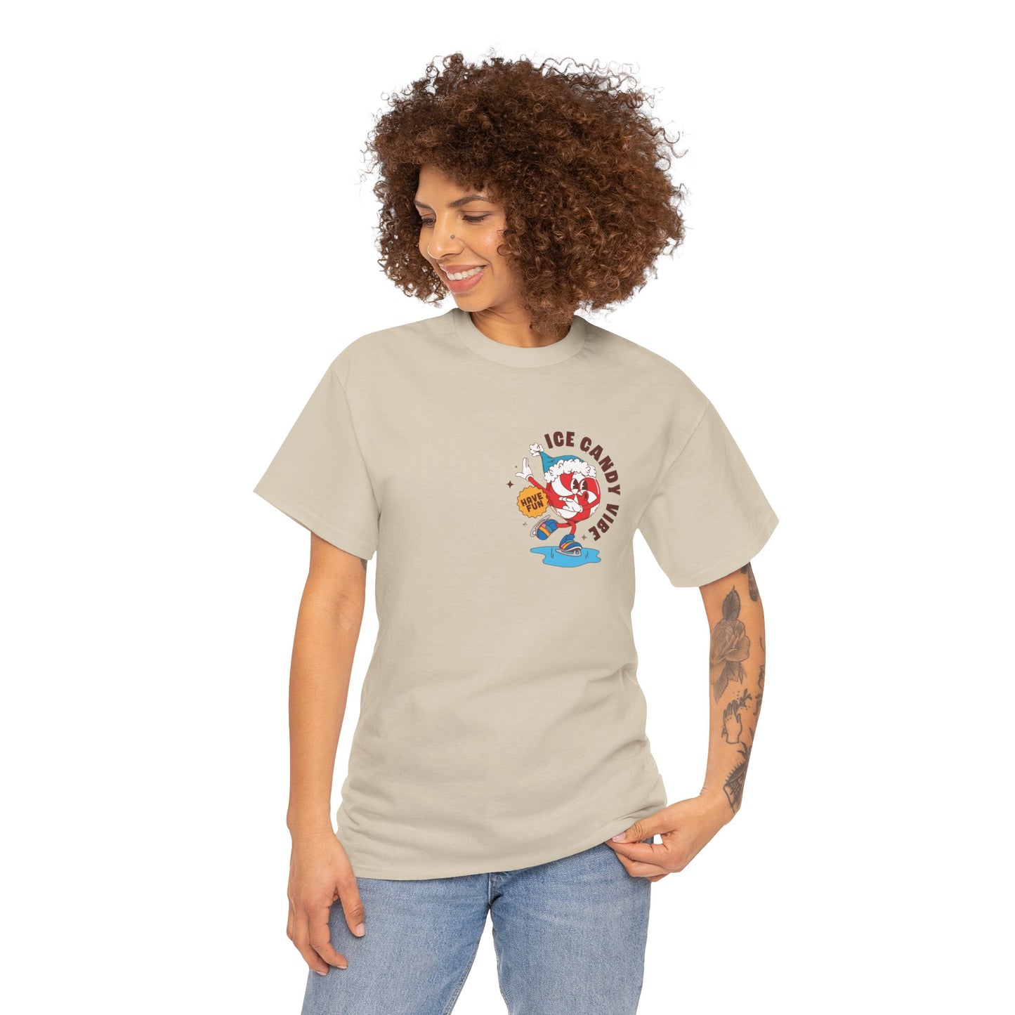 Ice Cream Adventure Unisex Heavy Cotton Tee