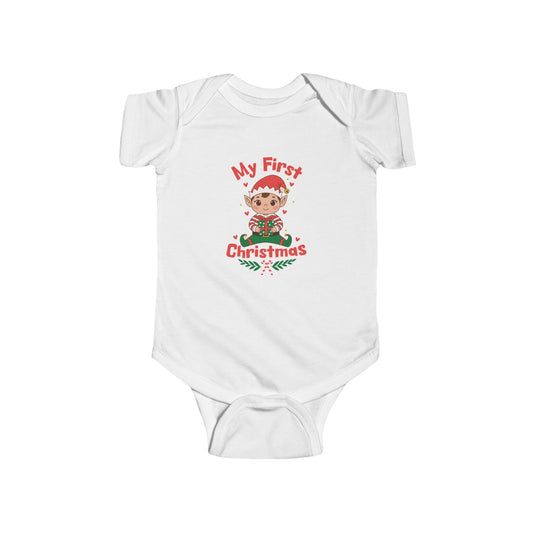 My First Christmas Infant Bodysuit