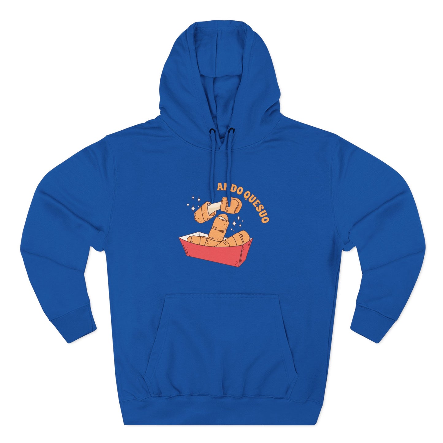 Playful Three-Panel Fleece Hoodie - Perfect for Cozy Days and Fun Gatherings