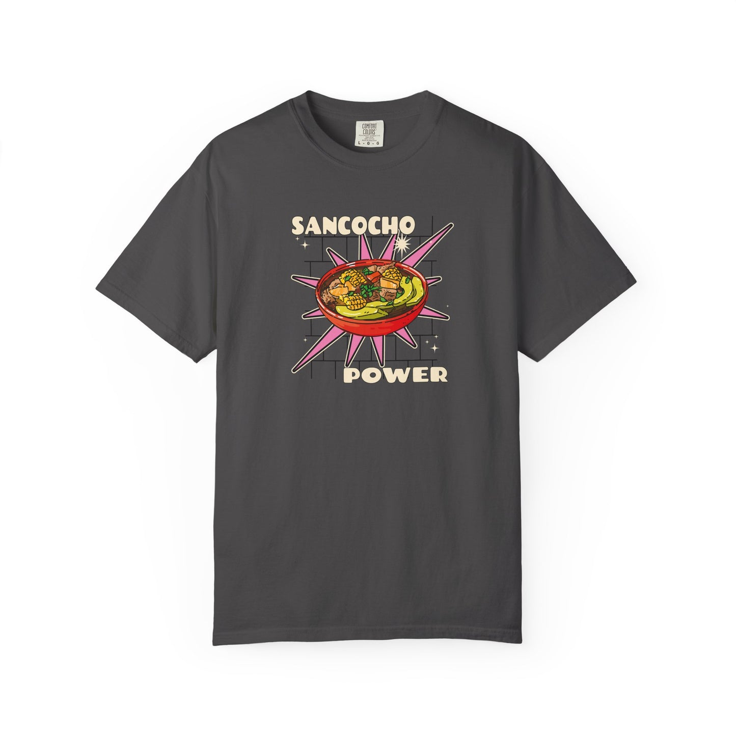 Sancocho Power Colombia Unisex T-Shirt - Vibrant and Fun Culinary Wear
