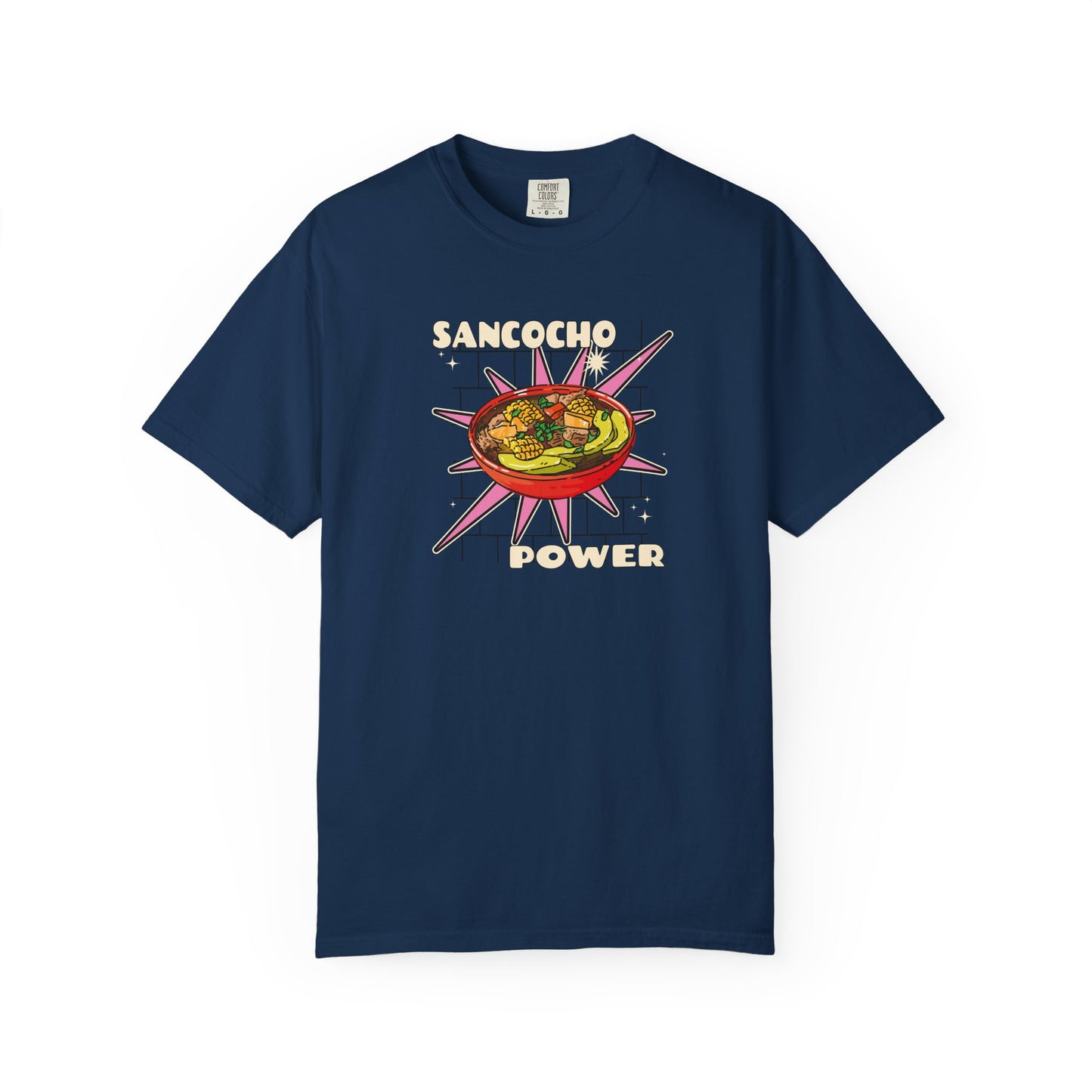 Sancocho Power Colombia Unisex T-Shirt - Vibrant and Fun Culinary Wear