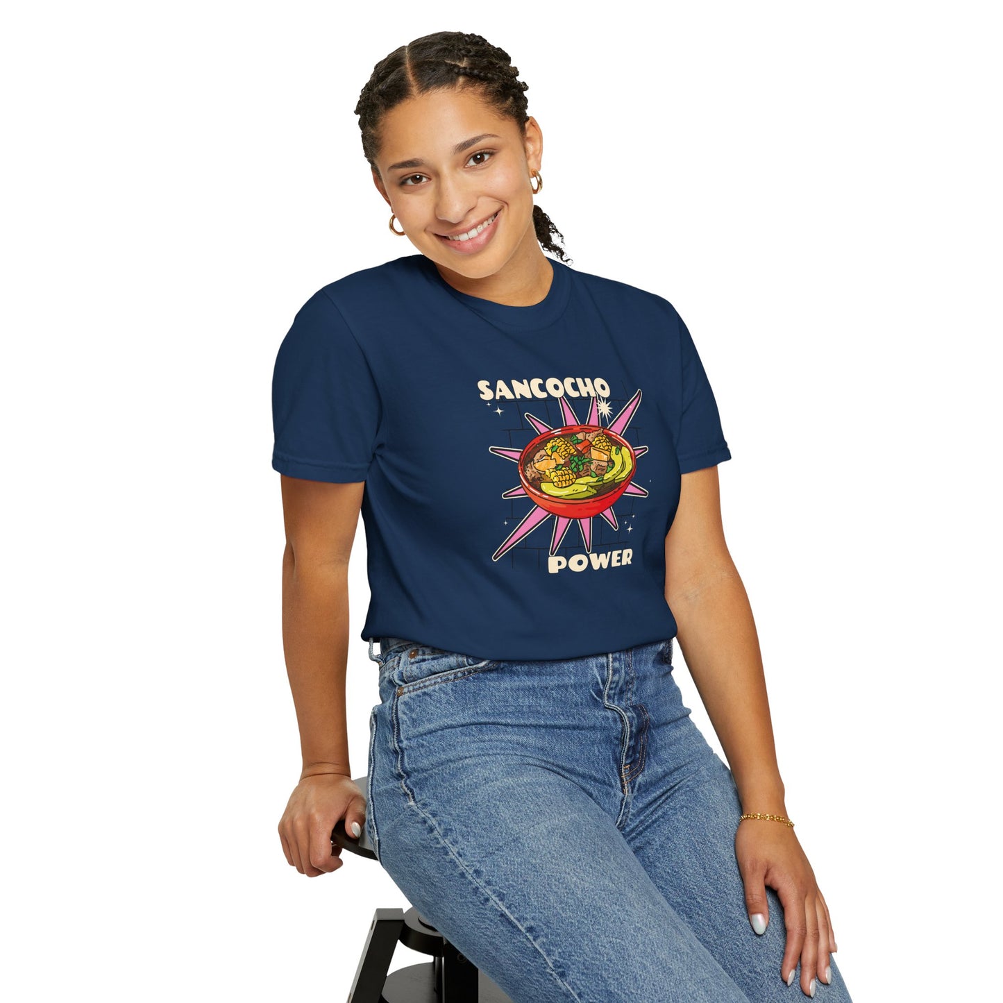 Sancocho Power Colombia Unisex T-Shirt - Vibrant and Fun Culinary Wear